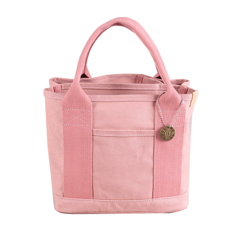 Lotte Premium Canvas Bag Bento Bag Tote Bag 16 Ann Canvas Women's Bag Handbag